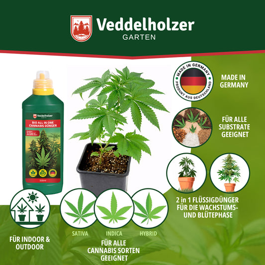 Veddelholzer Cannabis Dünger 500ml – Spezialdünger für Wachstum & Blüte