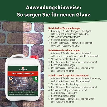 Veddelholzer Outdoor Cleaner Stone Cleaner 10 liter concentrate