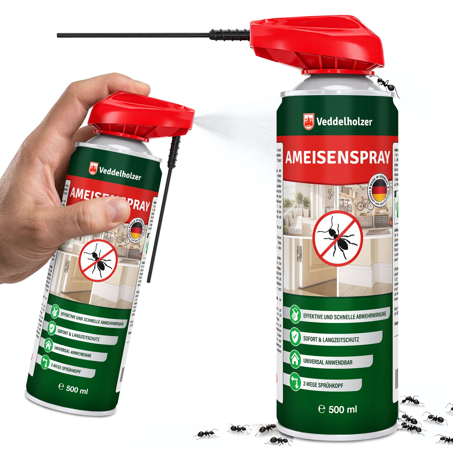 Veddelholzer Ameisen Spray 500ml – effektives Ameisenabwehrspray