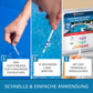 Veddelholzer 3-in-1 Pool Teststreifen 150 Stück – pH, Freies Chlor & Alkalinität messen | Schnelltest für Pool, Whirlpool & Spa