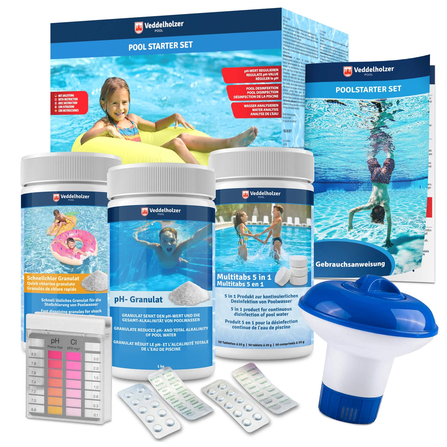 Pool Reinigungsset 5 in 1