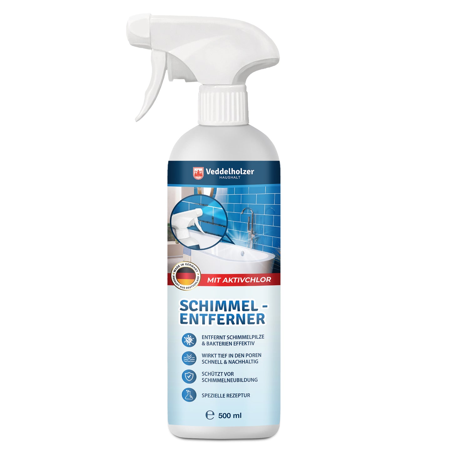 Veddelholzer Schimmelentferner 500ml – Effektiver Schimmelreiniger