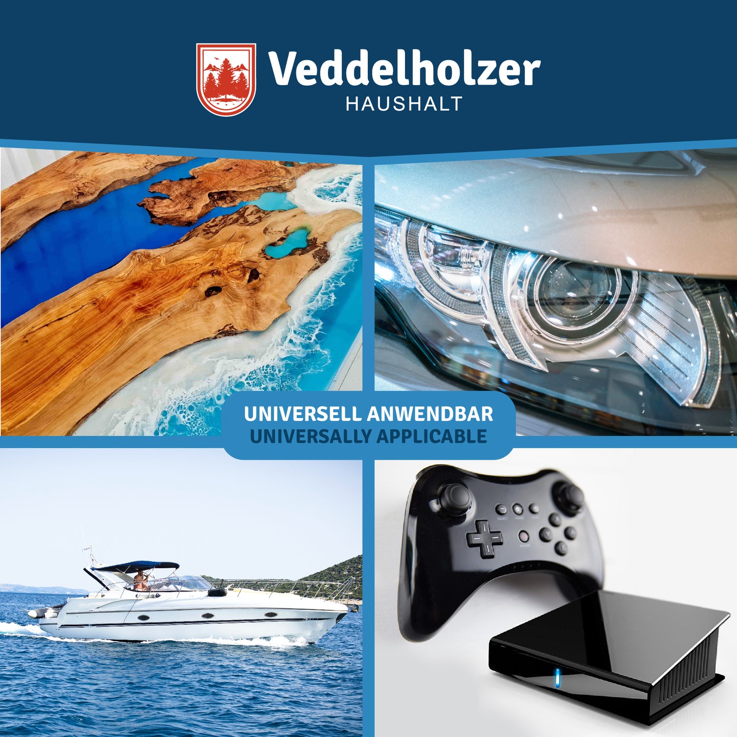 Veddelholzer 200 ml professional polishing compound + polishing sponge