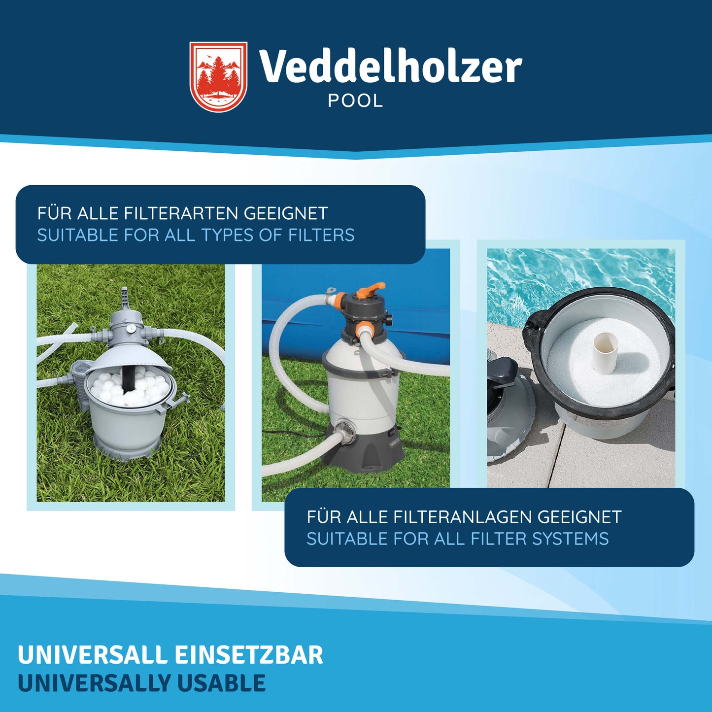 Veddelholzer Poolklar 500ml – Trübungsentferner für klares Poolwasser