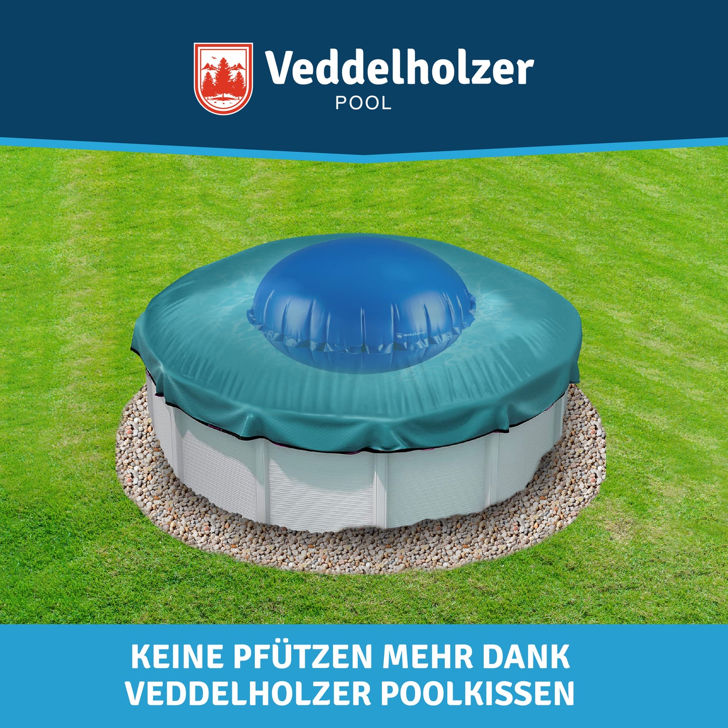 Veddelholzer Poolkissen 2m – Winterkissen für Pools