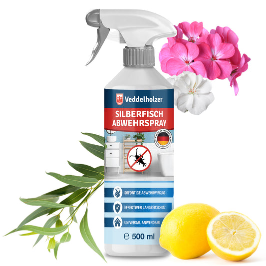 Veddelholzer Papierfisch & Silberfisch Abwehrspray 500ml – Laborgeprüft